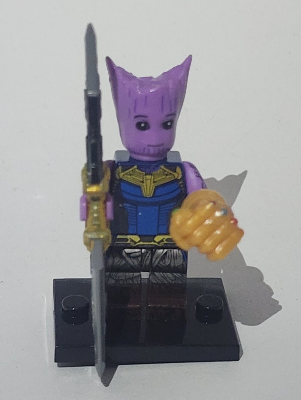 Classic Groot Thanos Custom lego UV Print  Minifigure
